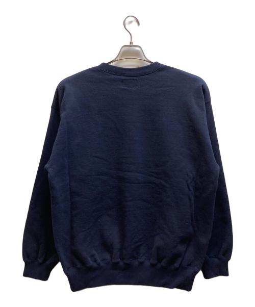 DESCENDANT（ディセンダント）DESCENDANT (ディセンダント) ロゴスウェット ネイビー サイズ:2の古着・服飾アイテム