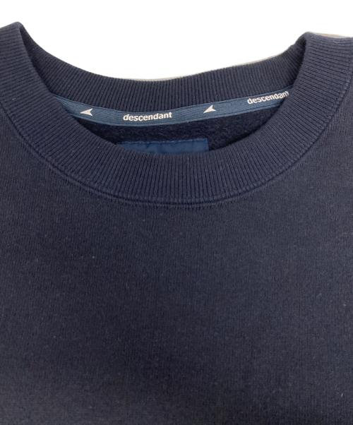 DESCENDANT（ディセンダント）DESCENDANT (ディセンダント) ロゴスウェット ネイビー サイズ:2の古着・服飾アイテム