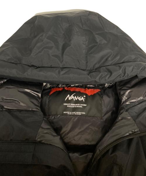 NANGA（ナンガ）NANGA (ナンガ) URBAN RESEARCH DOORS (アーバンリサーチドアーズ) 別注 AURORA TEX DOWN PARKA ブラック サイズ:Lの古着・服飾アイテム