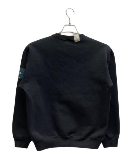 N.HOOLYWOOD（エヌ ハリウッド）N.HOOLYWOOD (エヌ ハリウッド) クルーネックスウェット ブラック サイズ:36の古着・服飾アイテム