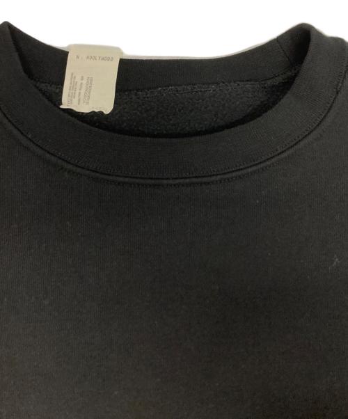 N.HOOLYWOOD（エヌ ハリウッド）N.HOOLYWOOD (エヌ ハリウッド) クルーネックスウェット ブラック サイズ:36の古着・服飾アイテム