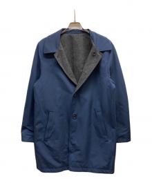 BROOKS BROTHERS（ブルックスブラザーズ）の古着「リバーシブルコート」｜グレー×ネイビー