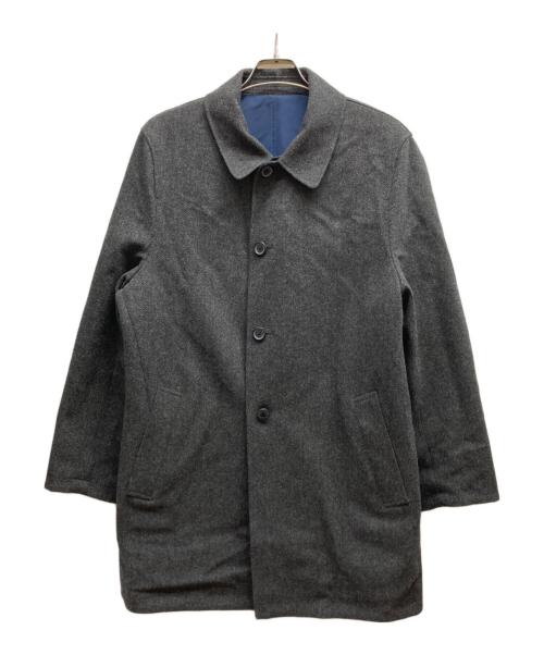 BROOKS BROTHERS（ブルックスブラザーズ）BROOKS BROTHERS (ブルックスブラザーズ) リバーシブルコート グレー×ネイビー サイズ:40の古着・服飾アイテム