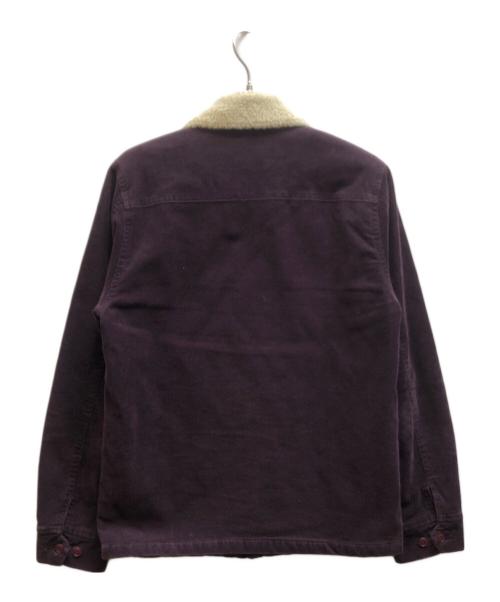 Hysteric Glamour（ヒステリックグラマー）Hysteric Glamour (ヒステリックグラマー) 襟ボアコーデュロイワッペンジャケット パープル サイズ:Mの古着・服飾アイテム