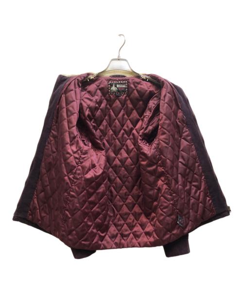 Hysteric Glamour（ヒステリックグラマー）Hysteric Glamour (ヒステリックグラマー) 襟ボアコーデュロイワッペンジャケット パープル サイズ:Mの古着・服飾アイテム