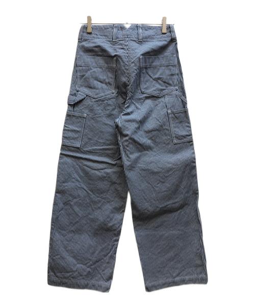 UNION LAUNCH（ユニオンランチ）UNION LAUNCH (ユニオンランチ) ヒッコリー柄ペインターパンツ インディゴ サイズ:XSの古着・服飾アイテム
