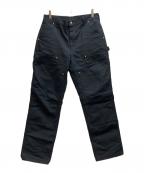 CarHarttカーハート）の古着「ダブルニーペインターパンツ」｜ブラック