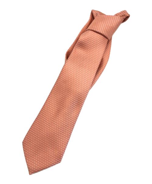 LOUIS VUITTON（ルイ ヴィトン）LOUIS VUITTON (ルイ ヴィトン) 柄ネクタイ サーモン サイズ:148㎝×8㎝の古着・服飾アイテム