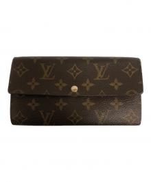 LOUIS VUITTON（ルイ ヴィトン）の古着「長財布」｜ブラウン