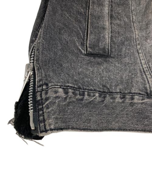 sacai（サカイ）sacai (サカイ) デニムジャケット グレー サイズ:2の古着・服飾アイテム