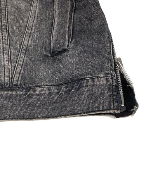 sacai（サカイ）sacai (サカイ) デニムジャケット グレー サイズ:2の古着・服飾アイテム