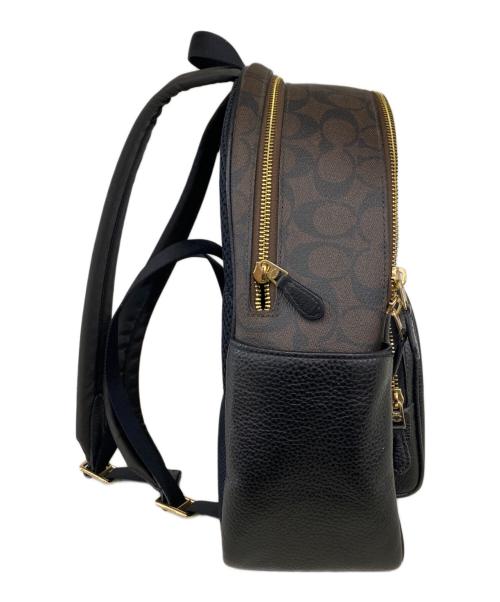 COACH（コーチ）COACH (コーチ) バックパック シグネチャー キャンバス ブラウンの古着・服飾アイテム