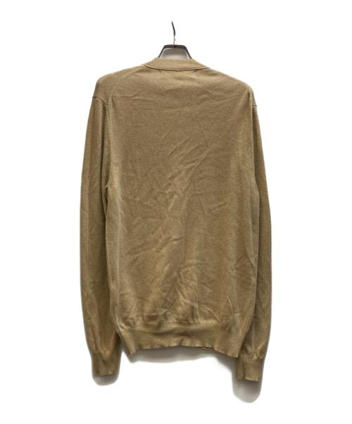 PLAY COMME des GARCONS（プレイコムデギャルソン）PLAY COMME des GARCONS (プレイコムデギャルソン) V-Neck Cardigan ベージュ サイズ:Lの古着・服飾アイテム