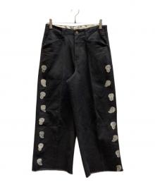 BEN DAVIS（ベンデイビス）の古着「ゴリラカットワークパンツ」｜ブラック