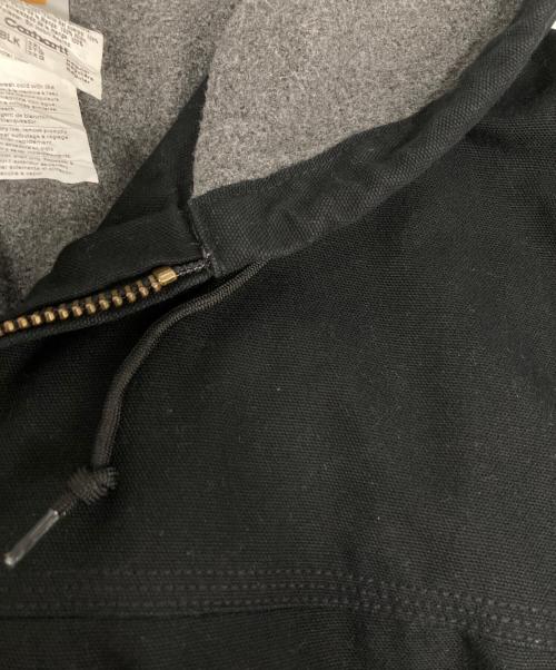 CarHartt（カーハート）CarHartt (カーハート) フリースライニング ダックフーデッドジャケット ブラック サイズ:3XLの古着・服飾アイテム