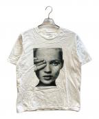 BIOTOP×Kate Moss by David Simsビオトープ×）の古着「Photo T-shirts / BOM-73000」｜ホワイト