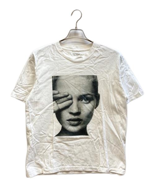 BIOTOP（ビオトープ）BIOTOP (ビオトープ) Kate Moss by David Sims Photo T-shirts / BOM-73000 ホワイト サイズ:Lの古着・服飾アイテム