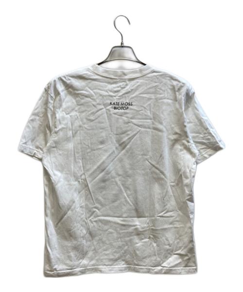 BIOTOP（ビオトープ）BIOTOP (ビオトープ) Kate Moss by David Sims Photo T-shirts / BOM-73000 ホワイト サイズ:Lの古着・服飾アイテム