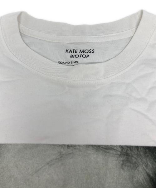 BIOTOP（ビオトープ）BIOTOP (ビオトープ) Kate Moss by David Sims Photo T-shirts / BOM-73000 ホワイト サイズ:Lの古着・服飾アイテム