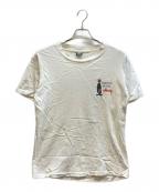 stussyステューシー）の古着「シャドーマンプリントTシャツ」｜ホワイト