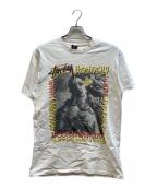 stussyステューシー）の古着「プリントTシャツ」｜ホワイト