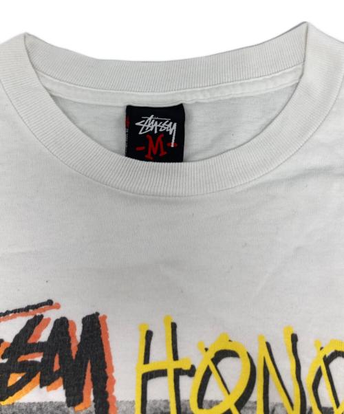 stussy（ステューシー）stussy (ステューシー) プリントTシャツ ホワイト サイズ:Mの古着・服飾アイテム