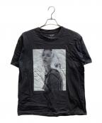BIOTOP×Kate Moss by David Simsビオトープ×）の古着「Photo T-shirts / BOM-05040」｜ブラック