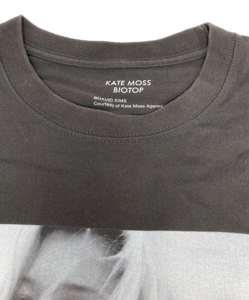 BIOTOP（ビオトープ）BIOTOP (ビオトープ) Kate Moss by David Sims Photo T-shirts / BOM-05040 ブラック サイズ:Lの古着・服飾アイテム