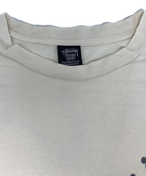 stussy（ステューシー）stussy (ステューシー) ビッグクラウンプリントTシャツ ベージュ サイズ:-の古着・服飾アイテム