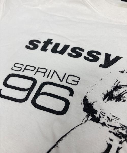 stussy（ステューシー）stussy (ステューシー) アストロプリントTシャツ/Spring 96 ホワイト サイズ:Lの古着・服飾アイテム