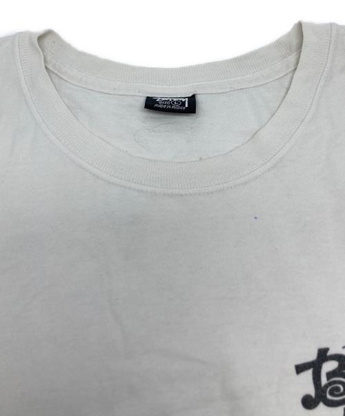 stussy（ステューシー）stussy (ステューシー) プリントTシャツ ホワイト サイズ:Lの古着・服飾アイテム