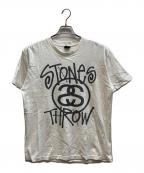 stussyステューシー）の古着「プリントTシャツ」｜ホワイト