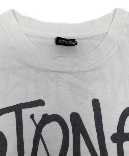 stussy（ステューシー）stussy (ステューシー) プリントTシャツ ホワイト サイズ:Lの古着・服飾アイテム