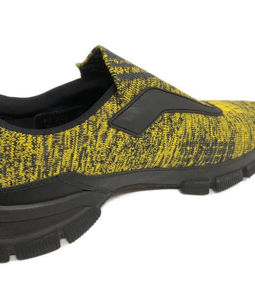 PRADA SPORTS（プラダスポーツ）PRADA SPORTS (プラダスポーツ) クロスセクション スリッポン イエロー サイズ:5 1/2の古着・服飾アイテム