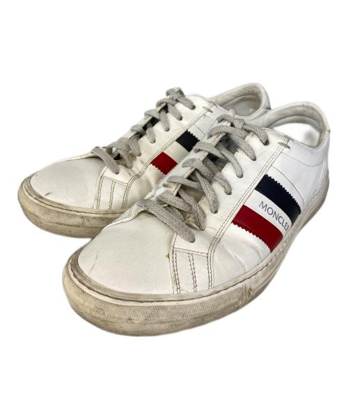 MONCLER（モンクレール）MONCLER (モンクレール) MONACO ローカットスニーカー ホワイト サイズ:42の古着・服飾アイテム