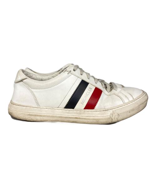 MONCLER（モンクレール）MONCLER (モンクレール) MONACO ローカットスニーカー ホワイト サイズ:42の古着・服飾アイテム