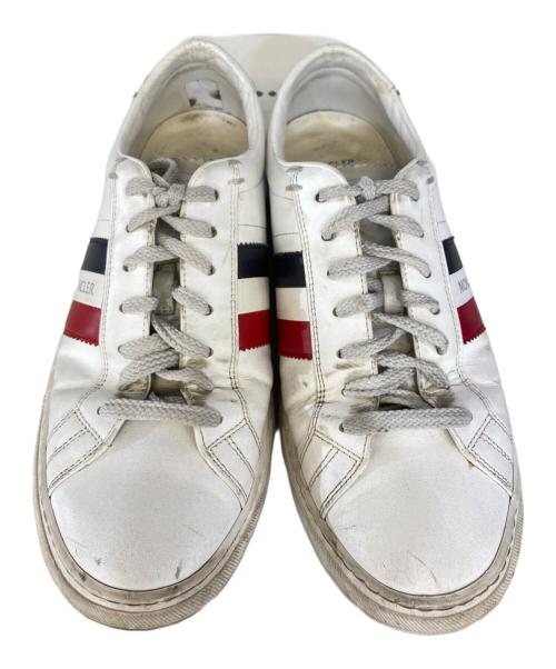 MONCLER（モンクレール）MONCLER (モンクレール) MONACO ローカットスニーカー ホワイト サイズ:42の古着・服飾アイテム