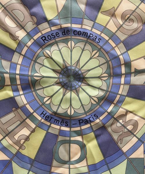 HERMES（エルメス）HERMES (エルメス) シルクスカーフ ブルーの古着・服飾アイテム