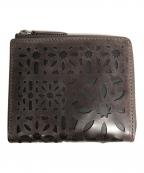 gentenゲンテン）の古着「マルチカットワークミニ ミニ財布」｜ブラウン