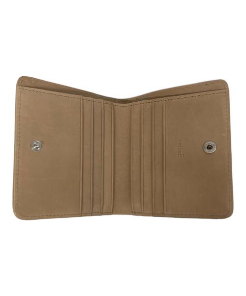 genten（ゲンテン）genten (ゲンテン) フレスコ 二つ折り財布 / 44311-40 ベージュの古着・服飾アイテム