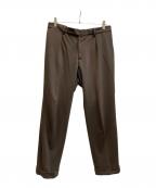 BRIGLIA 1949ブリリア 1949）の古着「タックパンツ」｜ブラウン