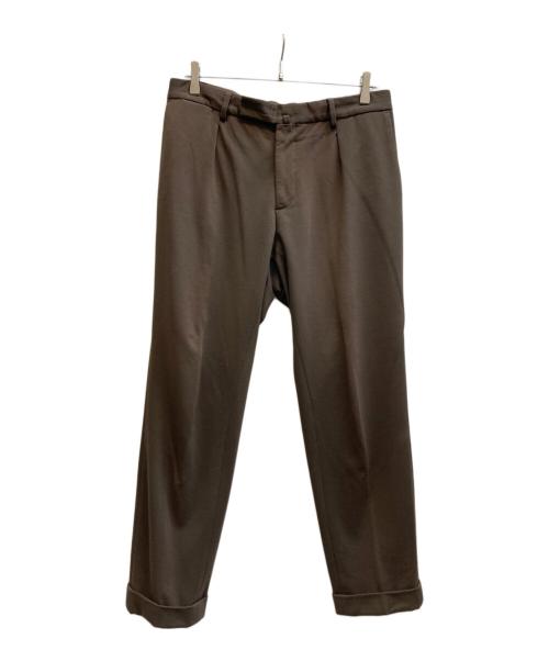 BRIGLIA 1949（ブリリア 1949）BRIGLIA 1949 (ブリリア 1949) タックパンツ ブラウン サイズ:36の古着・服飾アイテム