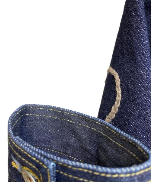 CHAH CHAH（チャーチャー）CHAH CHAH (チャーチャー) CC HAPPY DENIM TRUCKER JACKET インディゴ サイズ:Lの古着・服飾アイテム