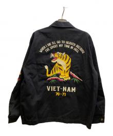 HOUSTON（ヒューストン）の古着「VIETNAM JACKET/ ベトナムジャケット」｜ブラック