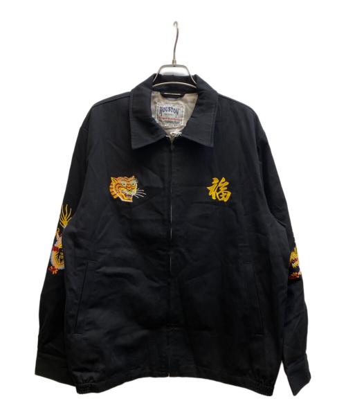HOUSTON（ヒューストン）HOUSTON (ヒューストン) VIETNAM JACKET/ ベトナムジャケット ブラック サイズ:XL 未使用品の古着・服飾アイテム