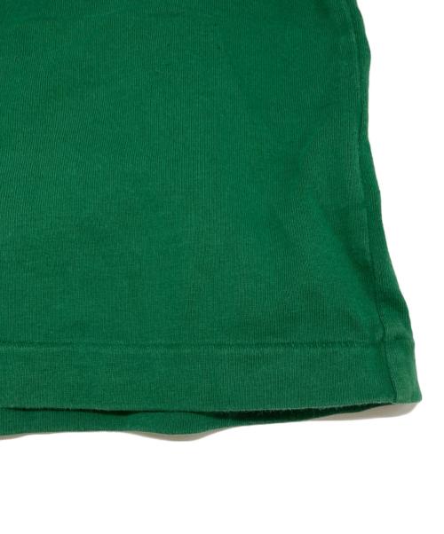 blurhms ROOTSTOCK（ブラームスルーツストック）blurhms ROOTSTOCK (ブラームスルーツストック) ヘンリーネック長袖カットソー グリーン サイズ:3の古着・服飾アイテム