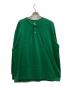 blurhms ROOTSTOCK（ブラームスルーツストック）の古着「ヘンリーネック長袖カットソー」｜グリーン