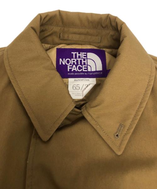 THE NORTHFACE PURPLELABEL（ザ・ノースフェイス パープルレーベル）THE NORTHFACE PURPLELABEL (ザ・ノースフェイス パープルレーベル) 65/35クロス ステンカラーコート ベージュ サイズ:Lの古着・服飾アイテム