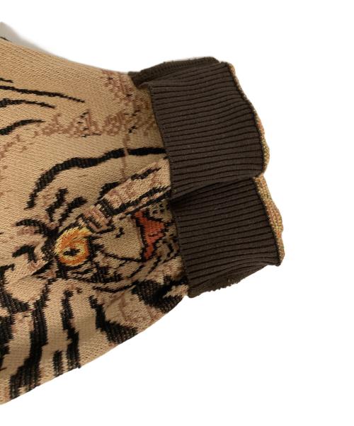 WACKO MARIA（ワコマリア）WACKO MARIA (ワコマリア) TIM LEHI (ティムリーハイ) ジャガードカーディガン ブラウン サイズ:Lの古着・服飾アイテム