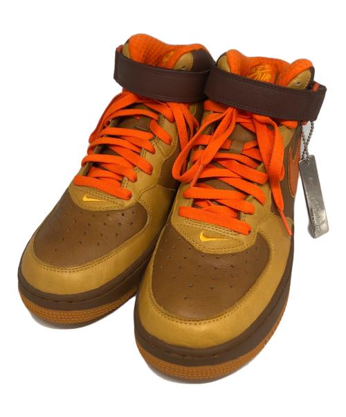 NIKE（ナイキ）NIKE (ナイキ) Nike Air Force 1 Mid PRM QK ブラウン サイズ:28㎝の古着・服飾アイテム